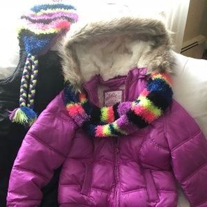 Justice Girls Puffer Winter Jacket